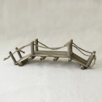 Produktbild zu: Brücke mit Seil, 7,5 x 26 x 8 cm