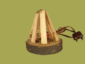 Produktbild zu: Lagerfeuer, 4 x 3,5 cm, elektr. beleuchtet